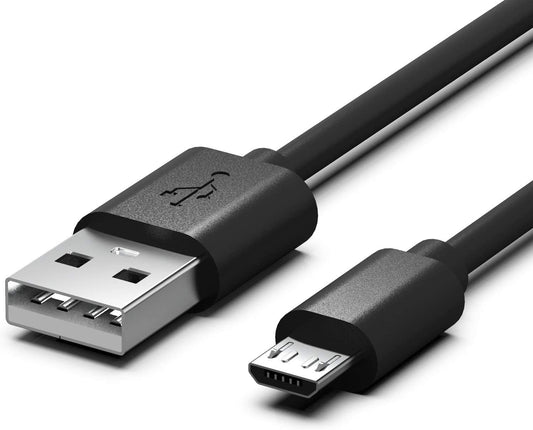 USB-A to Micro USB Charging Cable, 1m, Black