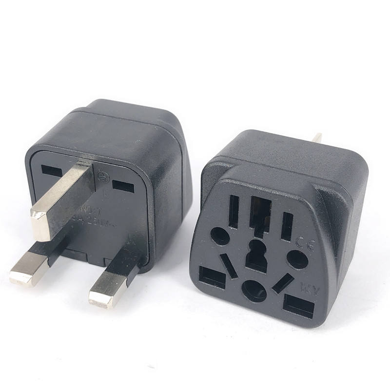 Universal to UK Travel Adapter — Type G, BS 1363 Compliant